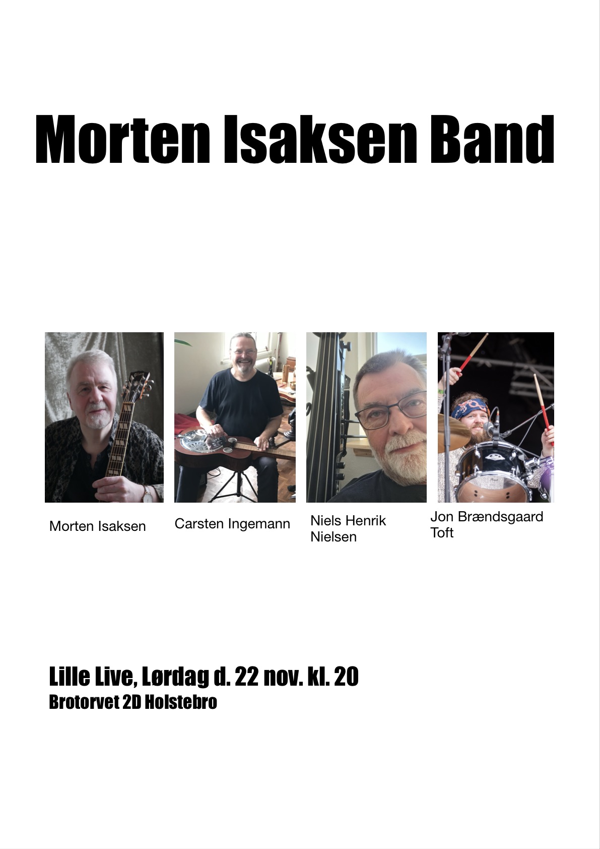 Fuld koncertvideo Morten Isaksen Band på Lille Live 22 nov 2025